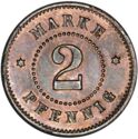 2 Pfennig (Arb.-Consum-Genossensch.)