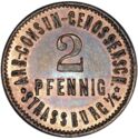 2 Pfennig (Arb.-Consum-Genossensch.)