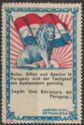White Lion & Flag. German text.