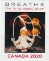 Breathe Lung Association Doll dressed in white