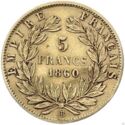 5 Francs (Emperor. BB - Strasbourg)