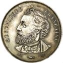 5 Francs (Satirical coinage. Gambetta-Genius. No date)