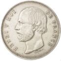 5 Francs (Henri V. Essai. Reeded)