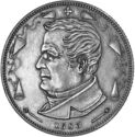 5 Francs (Satirical coinage. Adolphe Thiers)