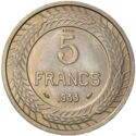 5 Francs (Essai by Cochet - Ni)