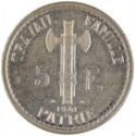 5 Francs (Essai Type III CuNi)