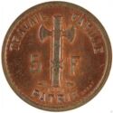 5 Francs (Essai Type III Copper)
