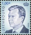 Grand Duke Henri (1.00 € vignet color blue)