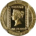 1/10 Crowns (Penny Black Stamp)