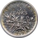 5 Francs (Essai. Piefort)