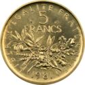 5 Francs (Piefort - Gold)