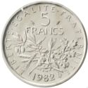5 Francs (Piefort - CuNi)