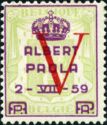 Small Coat of Arms with "V" - Overprinted