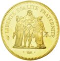 50 Francs (Hercule - Piefort - Gold)
