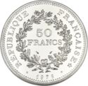 50 Francs (Hercule - Piefort - Platinum)