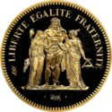 50 Francs (Hercule - Piefort - Gold)