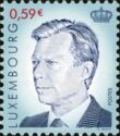 Grand Duke Henri (0,59 € vignet color blue)