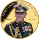 100 Francs (Prince Philip - Duke of Edinburgh - 10.6.1921 - 9.4.2021)