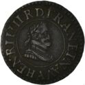 1 Denier Tournois (Henri IV - A - Paris)