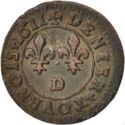1 Denier Tournois (Louis XIII. - D - Lyon)