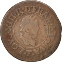 1 Denier Tournois (Louis XIII. - T - Nantes)