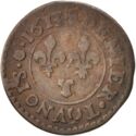 1 Denier Tournois (Louis XIII. - T - Nantes)