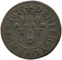 1 Denier Tournois (Louis XIII. Essai - D - Lyon)
