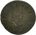 1 Denier Tournois (Louis XIII. - M - Toulouse)