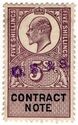 Contract Note Edward VII 5/-