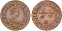 1 Denier Tournois (Louis XIII. - A - Paris)