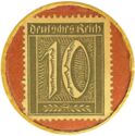 10 Pfennig (Fehlt Büro Bedarf)