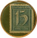 15 Pfennig (Fehlt Büro Bedarf)