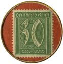 50 Pfennig (Fehlt Büro Bedarf)