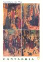 48 - Santillana del Mar. Pinturas en el retablo de la Colegiata de Santa Juliana
