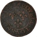 1 Double Tournois (Louis XIII - D - Lyon)
