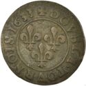 1 Double Tournois (Louis XIII - D - Lyon)