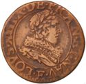 1 Double Tournois (Louis XIII - E - Tours)