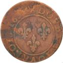 1 Double Tournois (Louis XIII - D - Lyon)