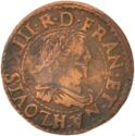 1 Double Tournois (Louis XIII - H - La Rochelle)