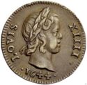 1 Double Tournois (Louis XIV - A - Paris)