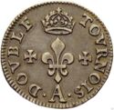 1 Double Tournois (Louis XIV - A - Paris)