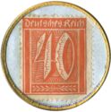 40 Pfennig (Paul Sträter)