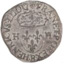 1 Douzain (Henri III - B - Rouen)