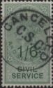 1/6d Surcharge on Civil Service Queen Victoria 1/6d