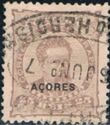King Luis I - overprinted ACORES
