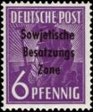 Overprint: Sowjetische Besatzungs Zone