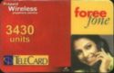 3430 UNITS Telecard foree fone