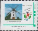 110 years Leers Stamp Club. Windmill
