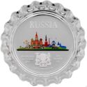500 CFA Francs (World Landmarks – Russia Bottle Cap)