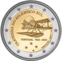 2 Euro (Crossing of the South Atlantic by plane)